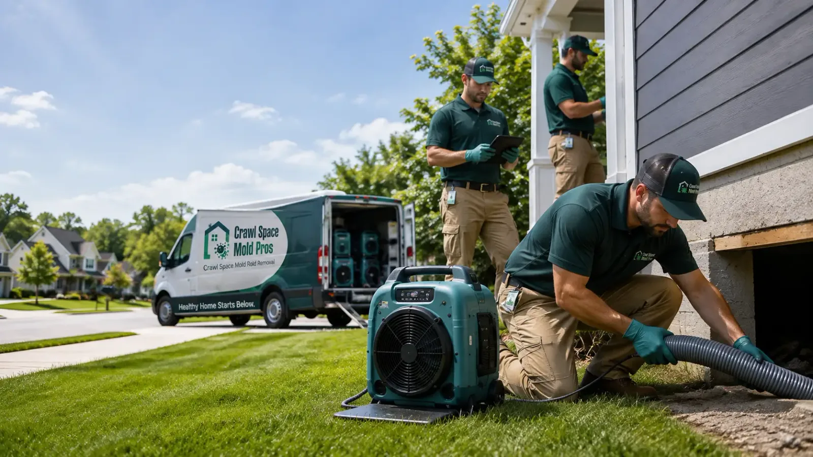 Crawl Space Mold Removal in Hammond, IL